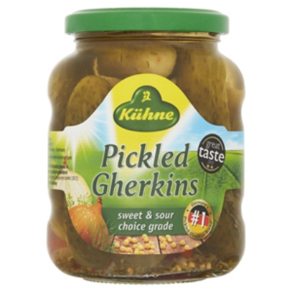 Picture of Kuhne Gherkins Jar 330g x6